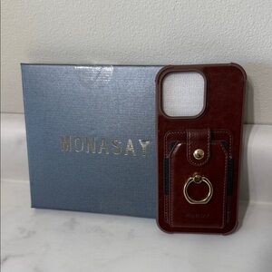 iPhone 16 Pro Max Case with Ring Holder